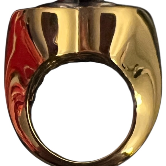 Kurt Geiger London fuchsia color NWT Heart Halo Cocktail Ring in a KG ring box - Picture 4 of 10